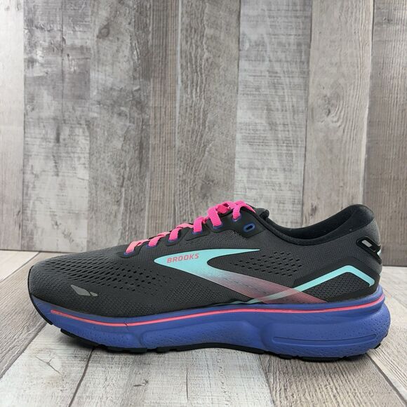 Brooks Ghost 15 Women's Size 10 Road Running Shoes Athletic Sneakers Dark Gray - Picture 8 of 15